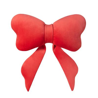 China Anti-static Super Soft Cute Bow Tie Pillow Decor Pillow Sofa Cushion for sale