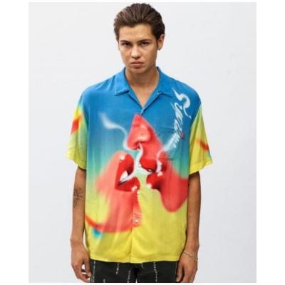 China Anti-pilling Designer Shirts sublimation Print  Polynesian Design Men Shirt High Quality Comfortable Plus Size Mens Shirts for sale