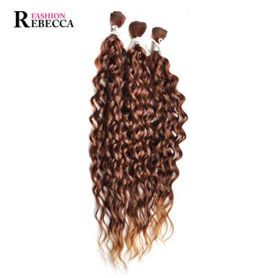 China Fashion Hot Sale XL Rebecca LOOP Synthetic Hair Extensions FRENCH Synthetic Hair Weft Factory In China for sale