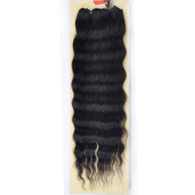 China Hot Selling Synthetic Hair Gold Wave Synthetic Hair Extension High Quality Popular Synthetic Hair Natural Noble Wavy With Small Closure for sale