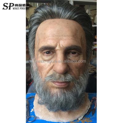 China Fantasy Real Silicone Waist Wax Figure Celebrity Wax Figure For Sale Fidel Castro for sale