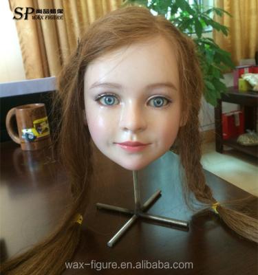 China Super Realistic Handmade Silicone Mannequin Head For Sale for sale