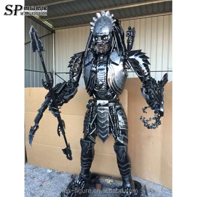 China We Can Customized All Kinds Outdoor Wax Figures Metal Statue Optimus Big Head, Bumblebee, Transformer Robot for sale