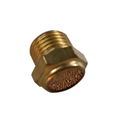 China Universal High Pressure Pneumatic Solenoid Valve Exhaust Muffler Sintered Stainless Steel Porous Thread Muffler Fit Filter Reduce for sale