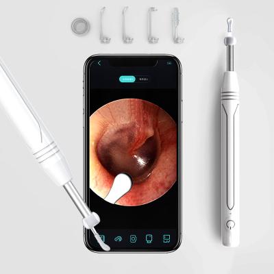 China Wifi Mini Wireless Earwax Clean Ear Removal Camera Chargeable Waterproof Camera Earwax Endoscope Video Earpick Cleaning Kit with Light for sale