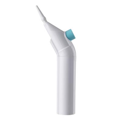 China Amazon dental care mini handheld personal portable jet white manual travel oral irrigators waterpick water flosser for sale