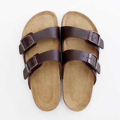 China Summer Recyclable Unique Fancy Beach Children Anti-odor Cork Flat Sandals For Girls Boys for sale