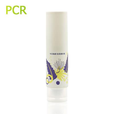 China 35% Eco-Friendly Eco Friendly ACP Recycled 150Ml Plastic Squeeze Plastic Cosmetic Tube For Men Woman Face Wash Cream for sale