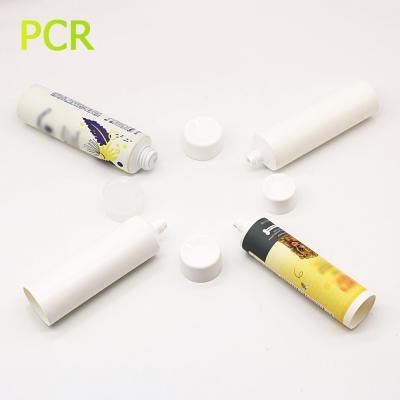 China 70% ACP Compression Plastic Tubes 70% ACP Eco-Friendly Eco-Friendly Color Soft Cosmetic Empty Face Wash Pe Tube Packaging for sale