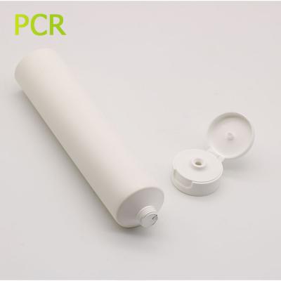 China Eco Friendly Plastic Cream Tube Eco-friendly Sugar Cane Paper Refillable 50%Pcr Fast Shipping White Cosmetic Squeeze Tube Soft Packaging for sale