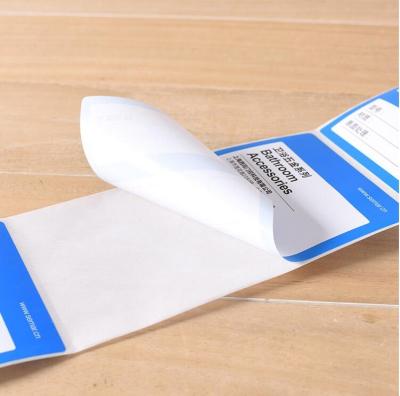 China Waterproof Cheap Price Custom Printed Adhesive Label Rolling Paper Private Label for sale