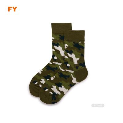 China ZJFY- E0210 Antibacterial Mens Camouflage Dress Socks For Men Camouflage Socks for sale