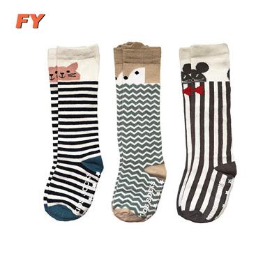 China FY-N1271 Antibacterial Kids Animal Socks Kids Animal Socks Seamless Socks for sale