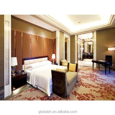 China Hotel bedroom veneer finished modern sheraton hotel furniture for hotel room GZH-SJ005 for sale