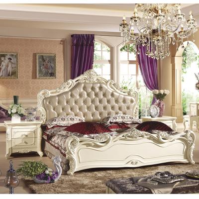 China (Size)Adjustable Good Quality Home Furniture/Modern Design Solid Wood Carved Bed/Bedroom Set for sale