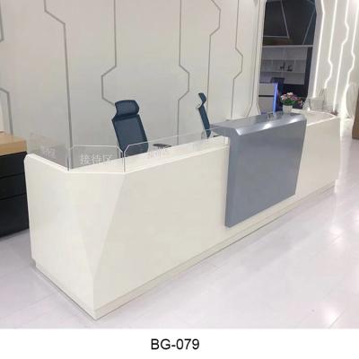 China Cheap furniture design modern small living room restaurant desk counter table trading room desk revolving for sale