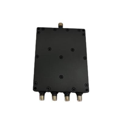 China 500-6000MHz RF 4 Way Microstrip Signal Power Splitter or 0.5-6GHz Power Splitter or Power Splitter with CPD-0.5/6G-4S SMA-Female Connector for sale