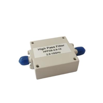 China Hot Selling Good Quality 2.8-14ghz High Pass Filter Band Pass High Frequency Filter CHF-2.8G-2S for sale