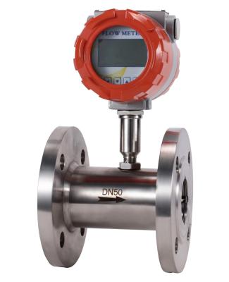 China DN4 Factory direct supply liquid turbine flowmeter for Water and Oil turbine diesel fuel meter flowmeter for sale