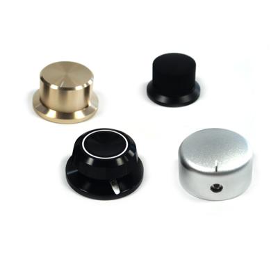 China Aluminum Alloy Precision Machined DIY Amplifier Volume Multicolor Knob Switch Potentiometer Cap Aluminum Control Knobs for sale