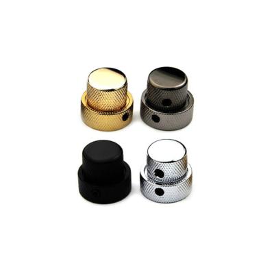 China Hot Hale Knurled GUITAR Electric Guitar Knobs Bass Guitar Parts Dual Concentric Guitar Control Knob for sale