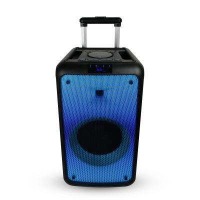 China Wireless Charger For Mobile Phone Feiyang New Arrival 8inch Big Power Portable Wireless Blue Tooth BT PA DJ Party Karaoke Cart Active Outdoor Speaker for sale