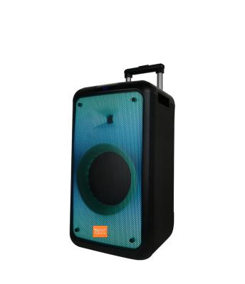 China Wireless Charger For Mobile Phone New Arrival 8inch BT Mega Bass Portable Speaker With Big LED Display And Light Top Speaker Home Theater Hot Selling System for sale