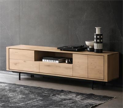 China Contemporary Japanese TV Cabinet Locker Living Room Simple Modern Solid Wood Nordic Minimalist Integration for sale