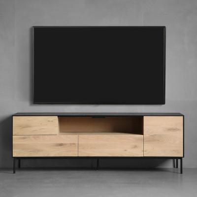 China Japanese Style Contemporary Simple Modern Solid Wood Living Room Bedroom Nordic Minimalist Built-in TV Cabinet Locker for sale