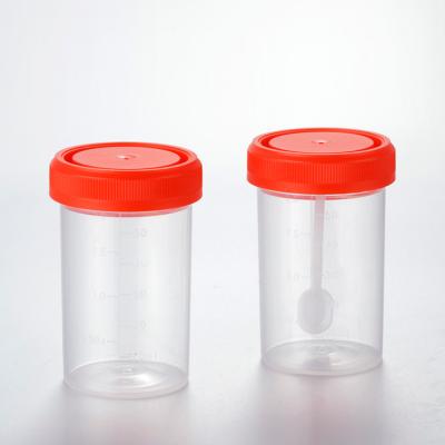 China Disposable Plastic 30ml 40ml Stool Container Specimen Container Test Stool Urine Container Collection Lab Or Hospital Use for sale