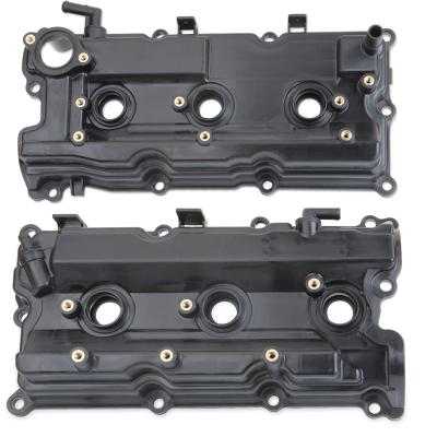 China Left & Right Pair Reactor Plastic Valve Cover With Trim Bolts Fit For Nissan Pathfinder Infiniti 2002-2004 QX4 3.5L for sale