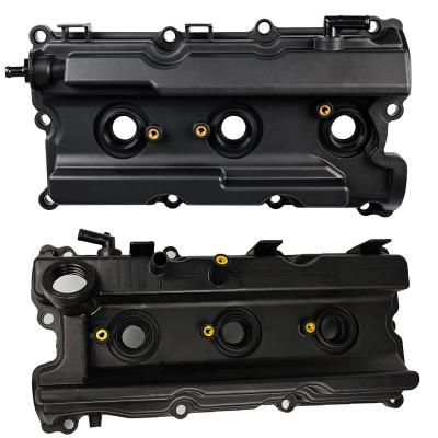 China Pair Plastic Valve Covers Trims Bolts Oil Filter Cap Compatible With Nissan Frontier Xterra Pathfinder NV1500 2500 3500 4.0L V6 for sale