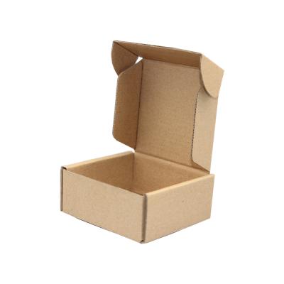 China Custom Printing Design Recyclable Kraft Paper Recycled Corrugated Paper Box for sale