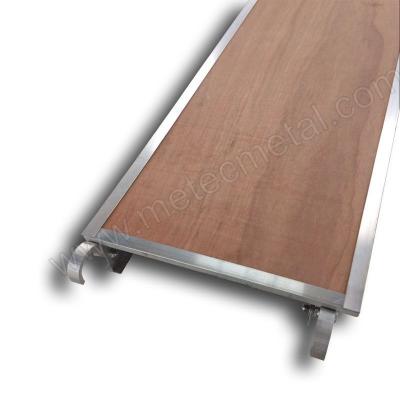 China Industrial certified aluminum scaffolding plank (Exp 20+ years, aluminum platform, aluminum plywood platform with hatch and ladder) for sale