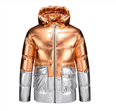 China OME Winter Mens Workout Jackets Gold Color Wram Windpoof Stripper Jacket QUICK DRY Men for sale