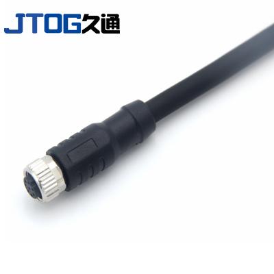 China M8 Automotive Assembly PVC/PUR Female Waterproof Shielded Straight Molding Electrical Cable Connector for sale