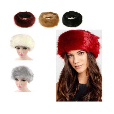 China soft & 2020 new autumn and winter women's fur ear protection warm warm hat fashion fox-proof headband for sale