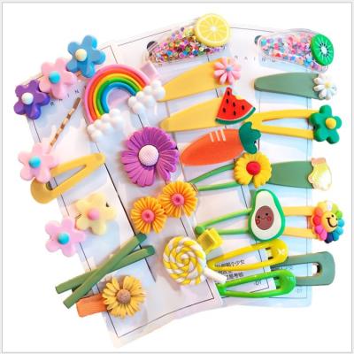 China Attractive Design/Top Quality Girls Cute Cartoon Animals Fruit Hairpins Kids Lovely Hair Clips Barrettes Kids Hair Accessories for sale