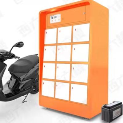 China Electricity Supply and Switch Load Cabinet with Latest Technology Battery Cabinet for Charging Trams and Electric Bicycles for sale