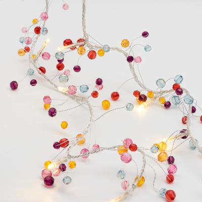 China Factory direct sale light chian pendant hanging 16L beads LED garland fancy light for home for sale