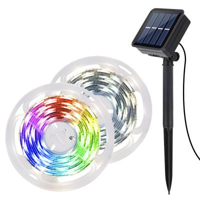 China Waterproof Warm White Multicolor Outdoor Solar Garden Christmas Lights for Decorations for sale