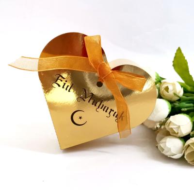 China Eid Mubarak Favor Candy Box For Disposable Eid Decoration Ramadan Mubarak Muslim Islamic for sale