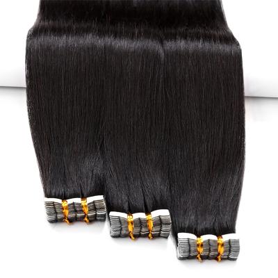 China Wholesale New High Quality Natural Invisible Straight Hair Extension Style Seamless Tape Hair Extension for sale