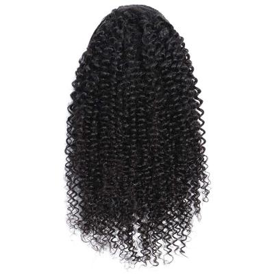 China Wholesale 100% Fashion Remy Hair Drawstring Afro Curly Hair Drawstring Ponytail,Afro Curly Hair Ponytail for sale