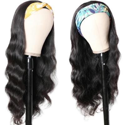 China Good quality low price straight bandhair curly drop shipping wholesale cheap headband wig hair band wigs for black women wig headband for sale