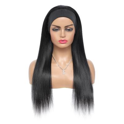 China Fashion Factory Wholesale Hair Wigs Headband Wigs 100% Straight Natural Color Wig Hair for sale