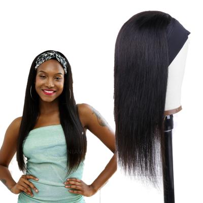 China Fashion factory wholesale remy hair band wig hair wig for black women fashion style for sale