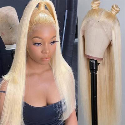 China Factory Supply 613# Wigs Silky Straight Hair Straight Wig Chinese Wave Hair Directly With 13*6 Lace Frontal Wig for sale