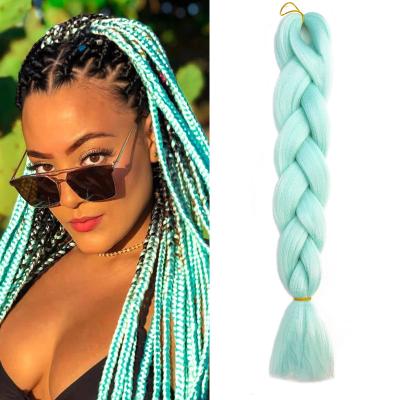 China Yaki Wholesale Pre Stretched Crochet Braid Hair Ombre Braiding Expression Braiding Hair Jumbo Synthetic For African for sale