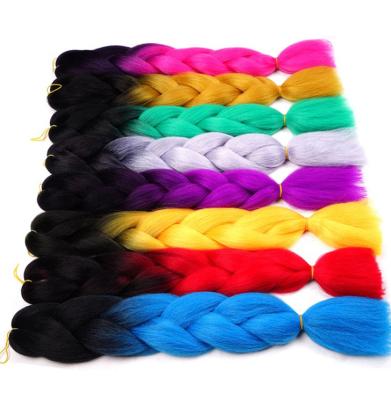 China Cheap Price Synthetic Elephant Hair Braiding Hair Customized Natural Color Synthetic Hair Extension Remy Braiding Hair Smartbraid Synthetic Hair Extension for sale